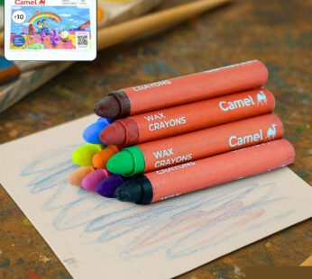 Wax Crayons – 10 Bright Shades for Smooth Colouring