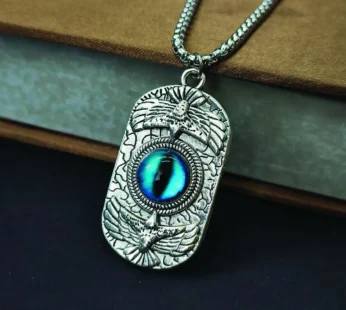 Dragon Devil’s Eye Pendant – Bold Mythical Style Statement