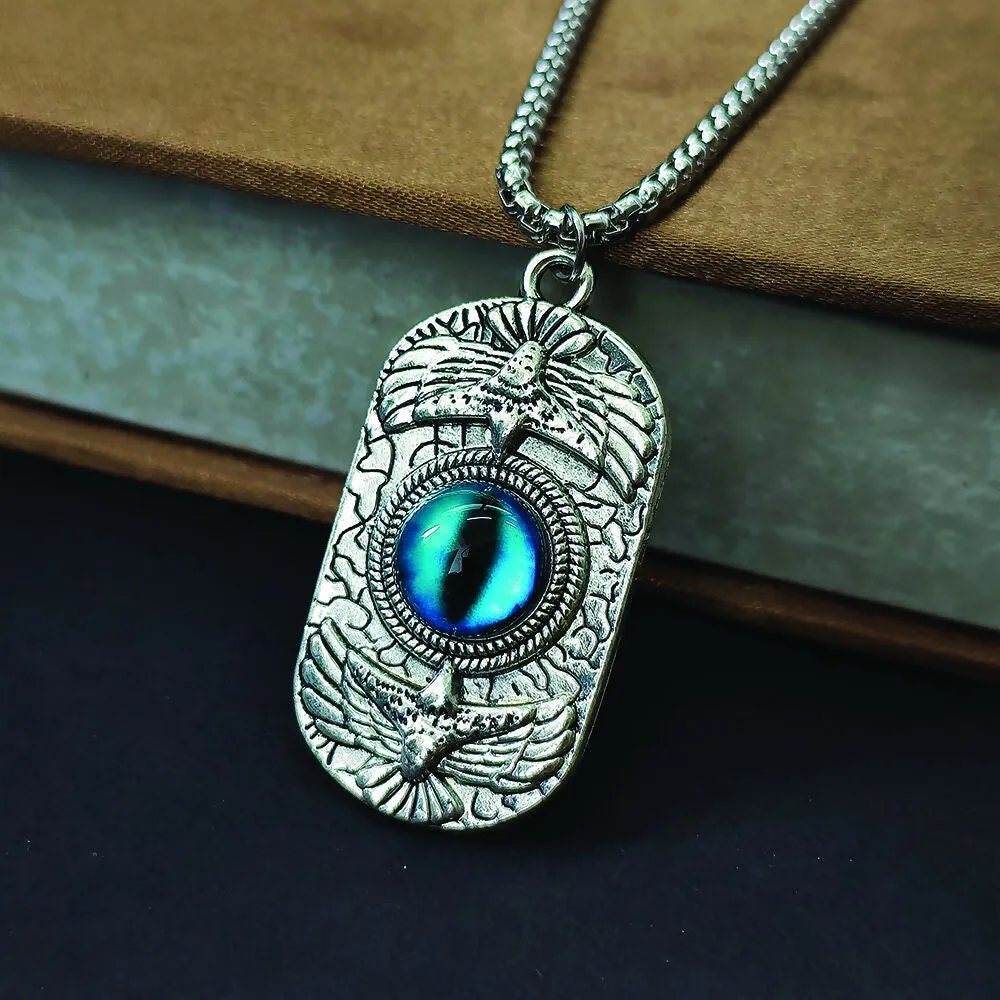 Premium Dragon Devil's Eye Pendant – Bold Mythical Style Statement - Buy Online at Alikart