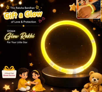 Kids Glow Rakhi – Luminous Wristband for Raksha Bandhan Celebration