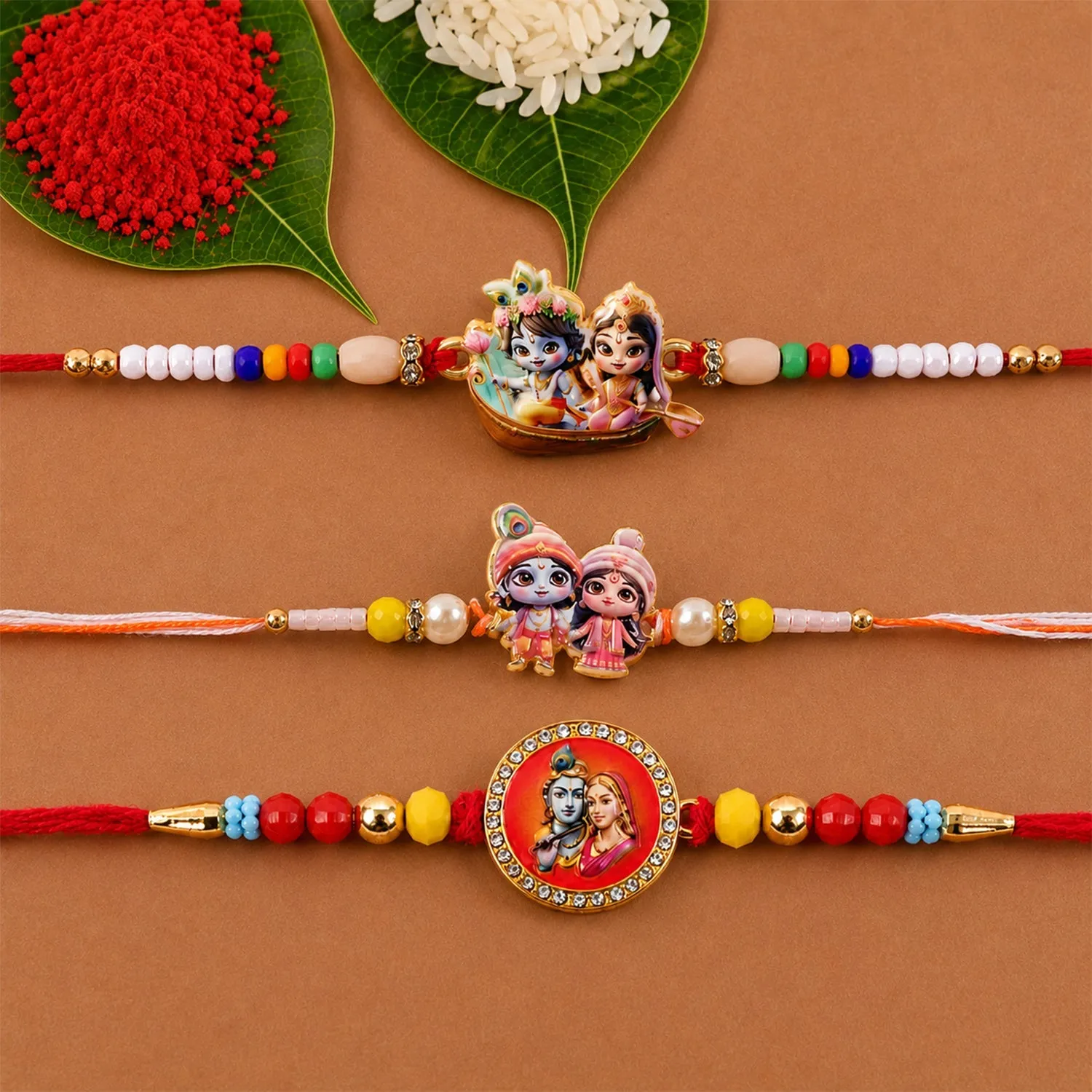 Premium Rakhi Combo for Brothers – Designer Set for Raksha Bandhan - Buy Online at Alikart