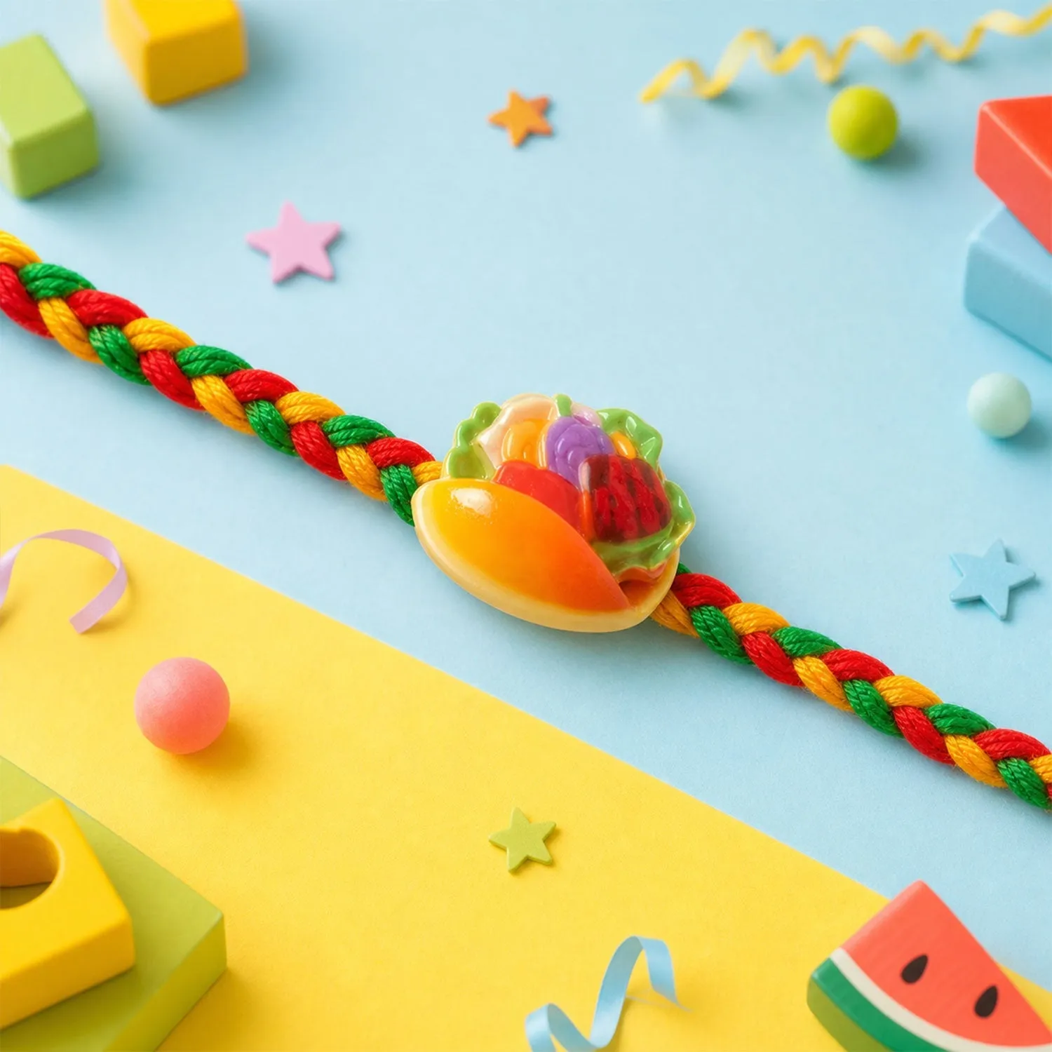 Unicorn Taco Kids Designer Rakhi Set Raksha Bandhan (2 Pc) - Detailed Feature View 2