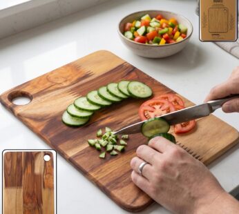 Wooden Chopping Board and Cutting Board for Kitchen 10 x 14 Inch (1…