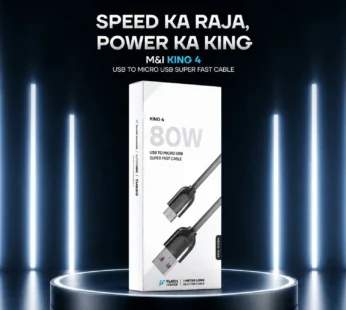 High Speed USB to Micro USB Cable – Supports Fast Charge & Data Transfer