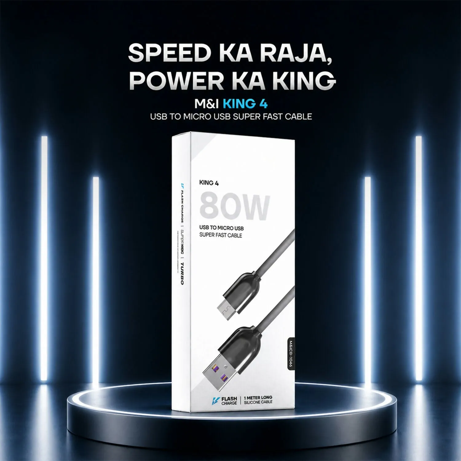 Premium High Speed USB to Micro USB Cable – Supports Fast Charge & Data Transfer - Buy Online at Alikart