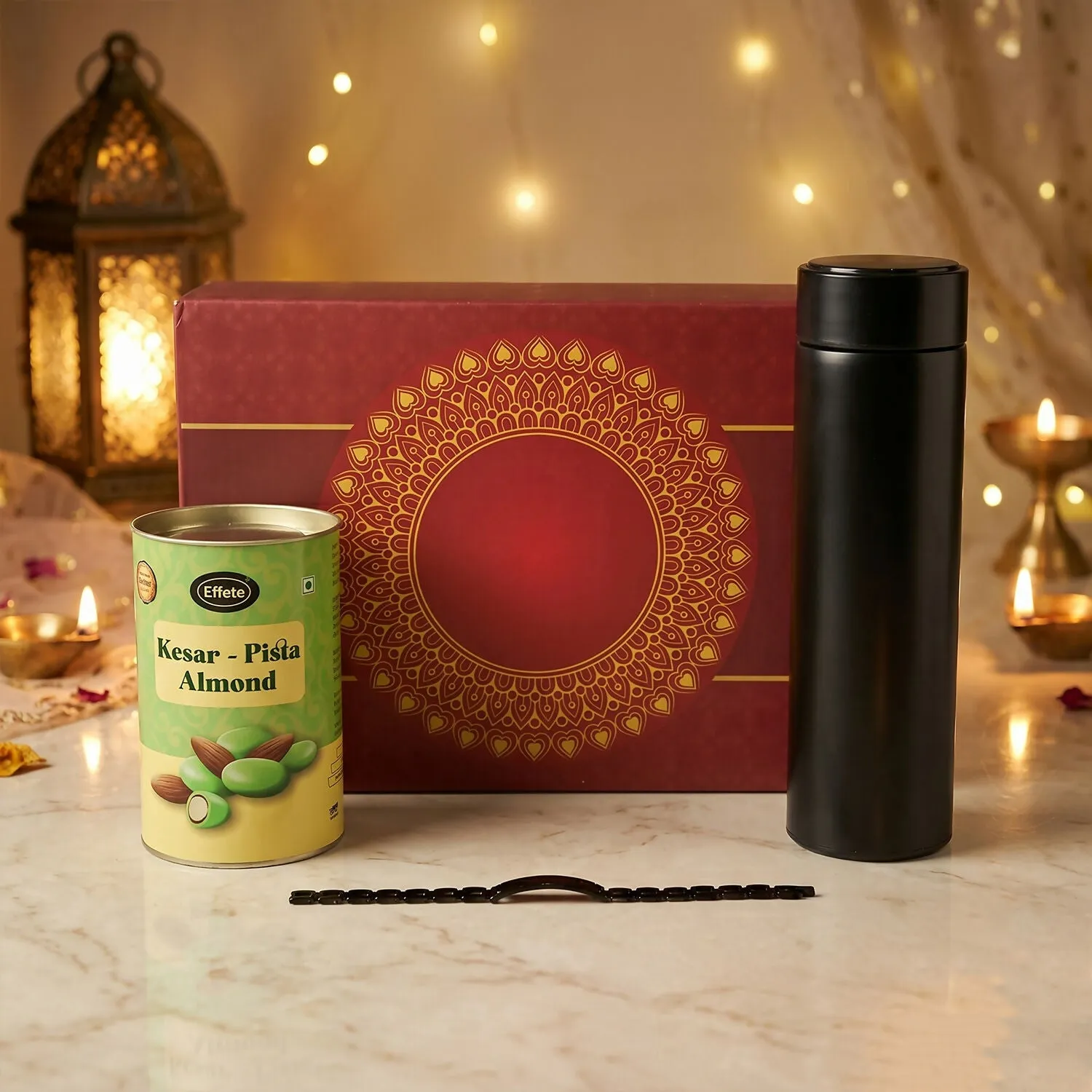 Custom Premium Rakhi Gift Set – Stylish, Practical & Festive - Detailed Feature View 5