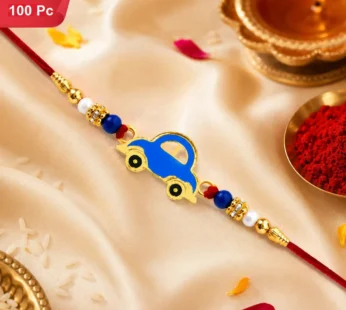 Car Design Rakhi for Kids Ideal for Little Brothers on Raksha Bandhan (100pcs)