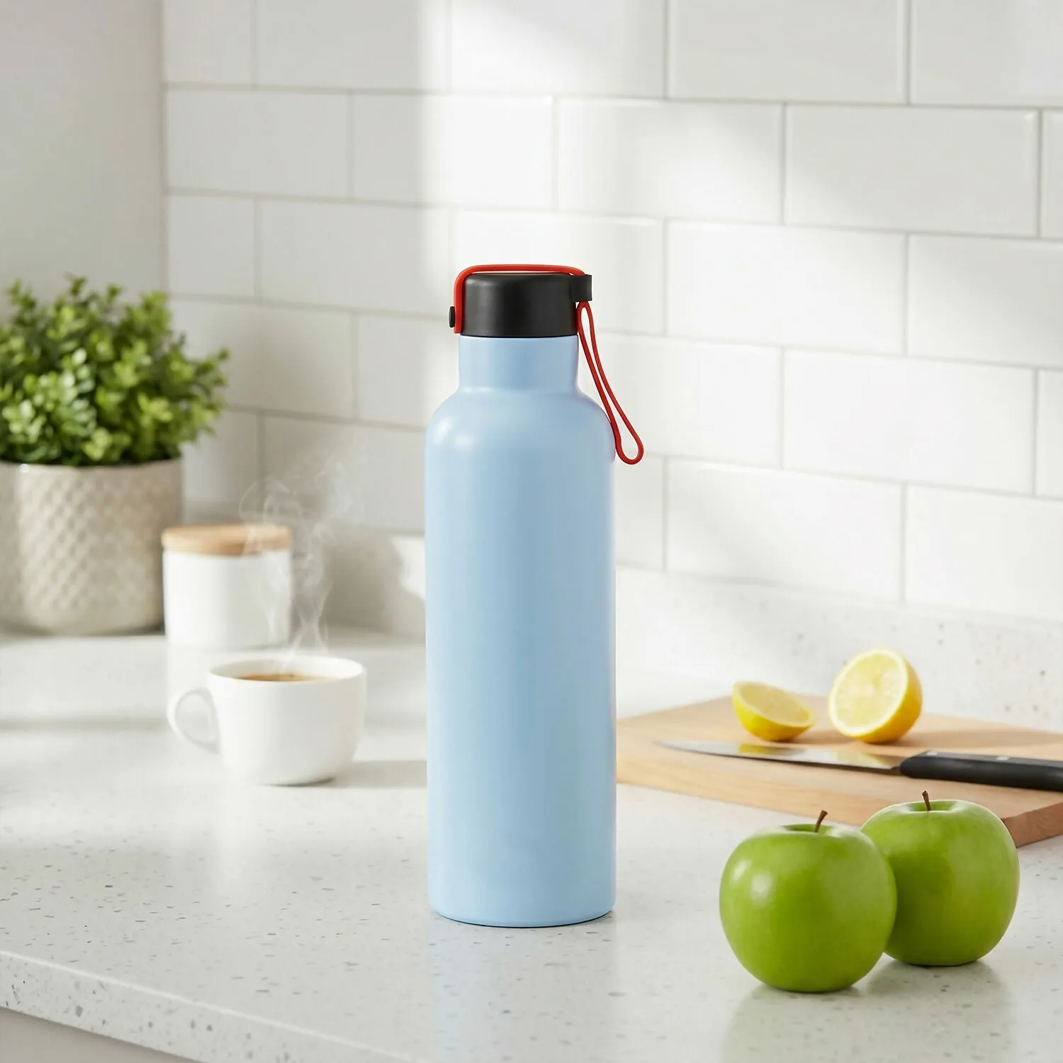 Premium Stainless Steel Vacuum Water Bottle – Keeps Drinks Hot & Cold - Buy Online at Alikart