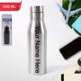 Premium 1000ml Premium Stainless Steel Insulated Water Bottle - Leakproof & Double Wall Thermal Flask - Buy Online at Alikart