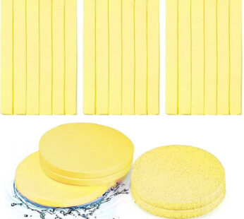 12Pcs Face Cleaning Wash Puff Sponge Stick