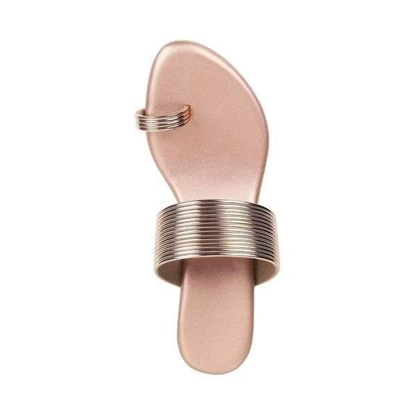 1Pair Plain Front Strip Ladies Footwear (38 Size) - Detailed Feature View 1