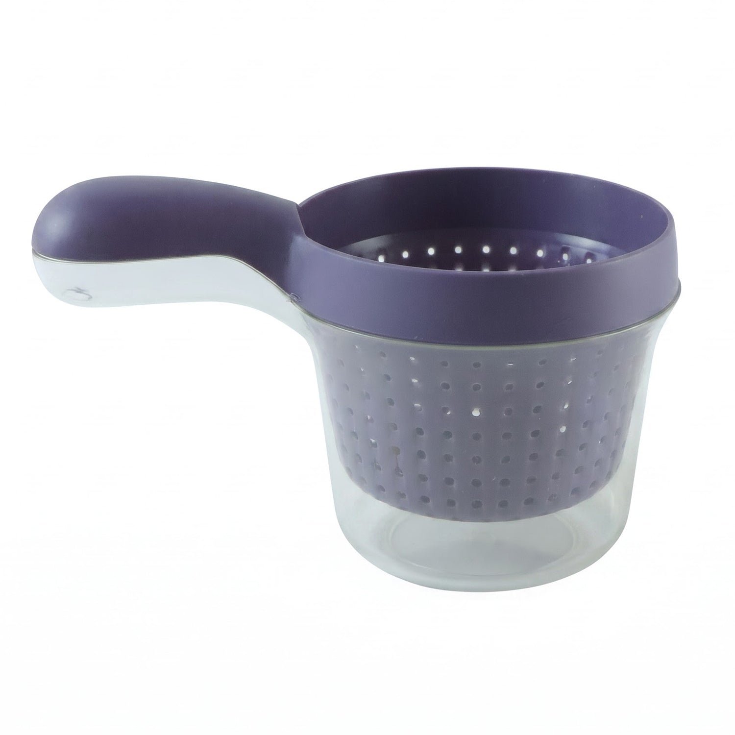 2-in-1 Kitchen Strainer Basket and Catch Bowl with Handle for Fruit and Vegetable Washing - Detailed Feature View 4
