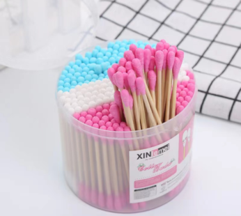 200-Piece Dual-Tip Cotton Swabs – Gentle & Versatile Ear Buds for Makeup, Personal Care, and Precision Cleaning
