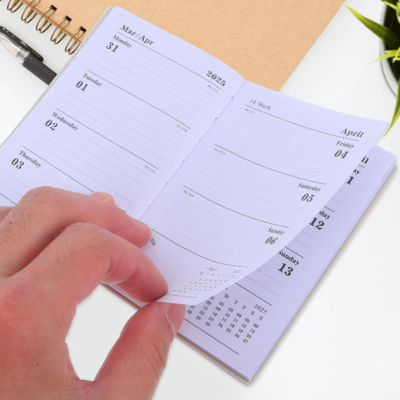 2025 Compact Pocket Planner – Weekly & Monthly Personal Organizer - Detailed Feature View 3