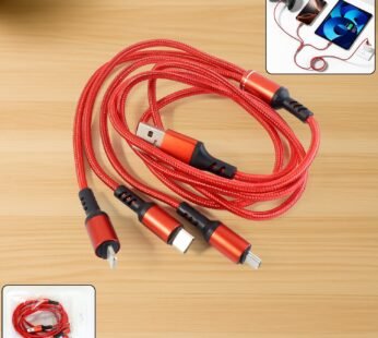 3-in-1 Multi Charging Cable – Durable Braided Universal Charger