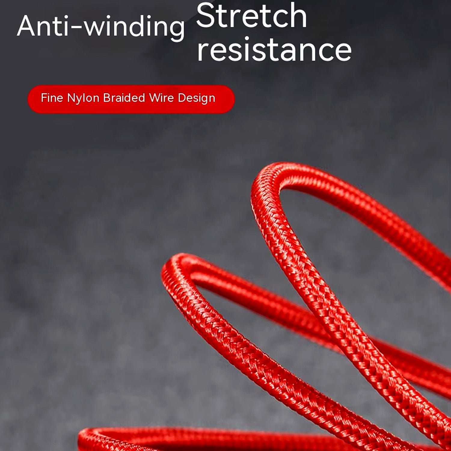 3-in-1 Multi Charging Cable – Durable Braided Universal Charger - Detailed Feature View 5