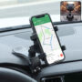 Premium 360 Degree Rotating Car Phone Holder with Adjustable Dashboard Clip Stand - Buy Online at Alikart