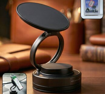 360° Rotatable Magnetic Phone Holder – Secure & Adjustable Car Stand