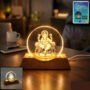 Premium 3D Lord Ganesha LED Night Lamp – Warm Spiritual Glow - Buy Online at Alikart