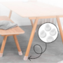 Premium 4 Pcs Anti-Slip Silicone Chair Leg Covers – Floor Protectors for Furniture | Noise-Reducing Table & Chair Leg Caps - Buy Online at Alikart