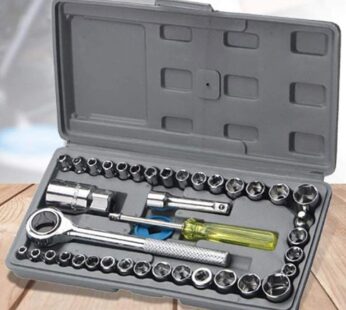 40-in-1 Hex Wrench, Screwdriver & Socket Tool Kit – Multicolor Metal & Steel Repair Set for Home, Auto & DIY (40 Pcs in 1 Pack)