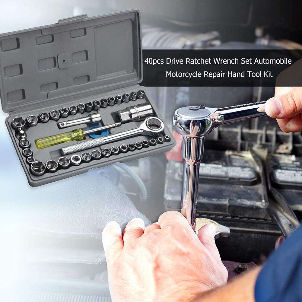 40-in-1 Hex Wrench, Screwdriver & Socket Tool Kit – Multicolor Metal & Steel Repair Set for Home, Auto & DIY (40 Pcs in 1 Pack) - Detailed Feature View 6