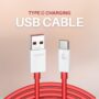 Premium 45W USB-A to USB-C Fast Charging and Data Sync Cable - Buy Online at Alikart