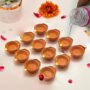 Premium 6 Pcs Water Sensor Diya for Diwali Decoration - Electric Flameless & Smokeless LED Diya Lights for Diwali Lights Decoration - Buy Online at Alikart