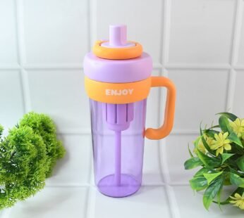 600ML Plastic Water Bottle with Infuser – Leakproof & BPA-Free