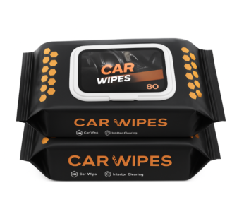 80-Count Ultimate Car Care Wipes – Multi-Surface Interior, Dashboard & Glass Cleaner