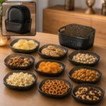 Premium 9-Compartment Multi-Use Snack Serving Tray and Appetizer Platter - Buy Online at Alikart