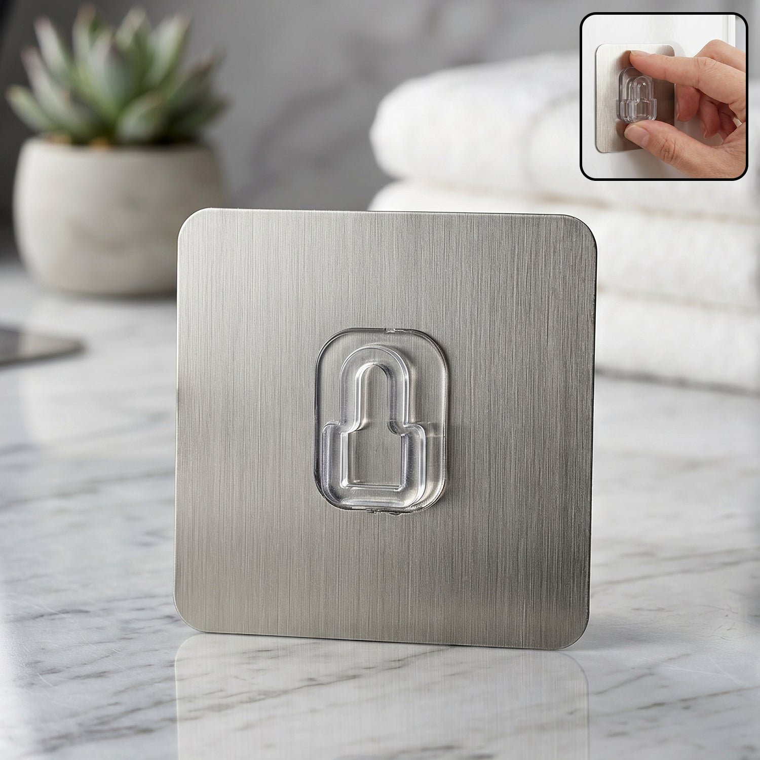 Premium Adhesive Plastic Wall Hook – Strong Hold & Reusable Design - Buy Online at Alikart