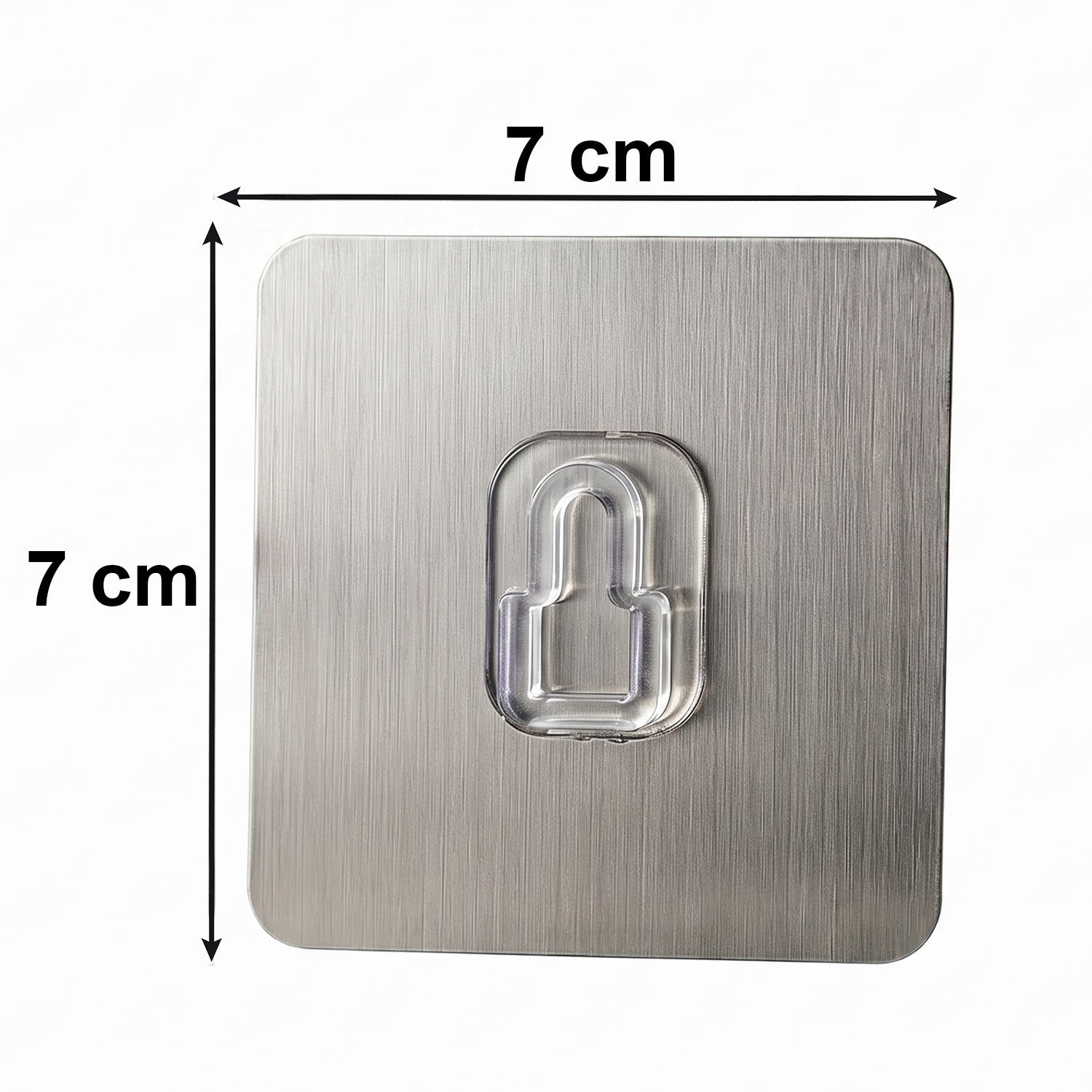 Adhesive Plastic Wall Hook – Strong Hold & Reusable Design - Detailed Feature View 5