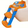 Premium Adjustable Toilet Training Ladder with Soft Padded Seat for Toddlers - Buy Online at Alikart