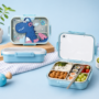 Premium Adorable 3-Compartment Kids Stainless Steel Bento Lunch Box with Chopsticks - 750ml - Buy Online at Alikart