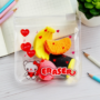 Premium Adorable Fruit-Shaped Pencil Erasers for Kids & Students - 4-Piece Assorted Set - Buy Online at Alikart