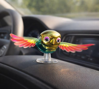 AeroMotion Wind-Powered Flying Bird Vehicle Ornament for Cars and Motorcycles – Random Color
