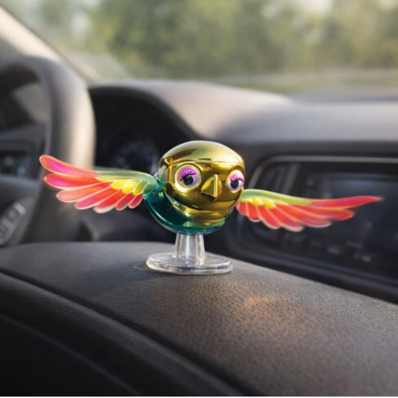Premium AeroMotion Wind-Powered Flying Bird Vehicle Ornament for Cars and Motorcycles - Random Color - Buy Online at Alikart