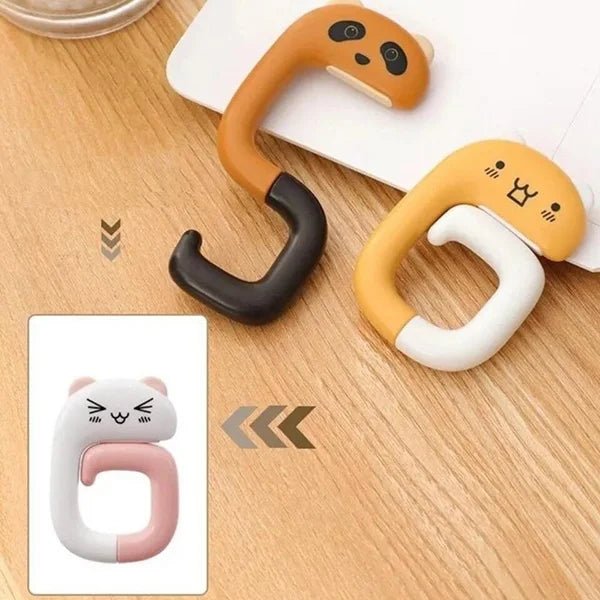 Animal Design Foldable Bag Hook - 1 Pc - Detailed Feature View 2
