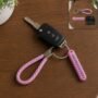 Premium Anti Lost Keychain with Number Plate and Braided Wrist Loop for Car Keys (1 Pc) - Buy Online at Alikart