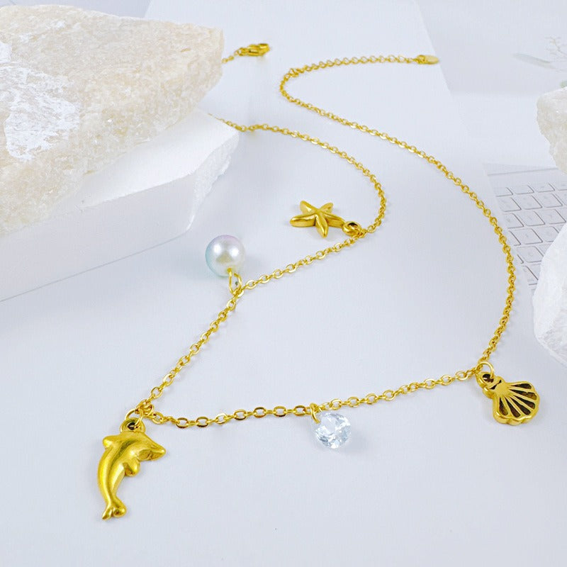 Anti-Tarnish Charm Necklace – Durable & Stylish Jewelry for Everyday Wear (Random Charm Design- 1 Pc) - Detailed Feature View 2