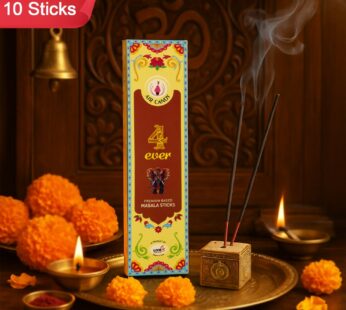 Aromatic Handcrafted Masala Incense Sticks – 10-Pack Long-Lasting Fragrance for Meditation and Home