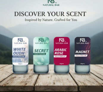 Artisan Solid Perfume Collection: White Oud & Arabic Rose (4-Piece Set)