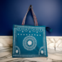 Premium Artisan Warli Print Canvas Tote Bag – Sustainable Ethnic Shoulder Bag for Daily Use - Buy Online at Alikart