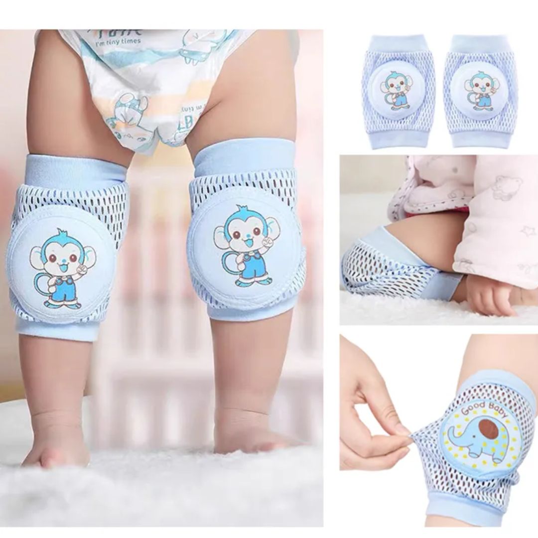 Premium Baby Crawling Knee Pads – Soft Protective Knee Cap for Toddlers & Kids (Random Design) (Pack of 1 Pair) - Buy Online at Alikart