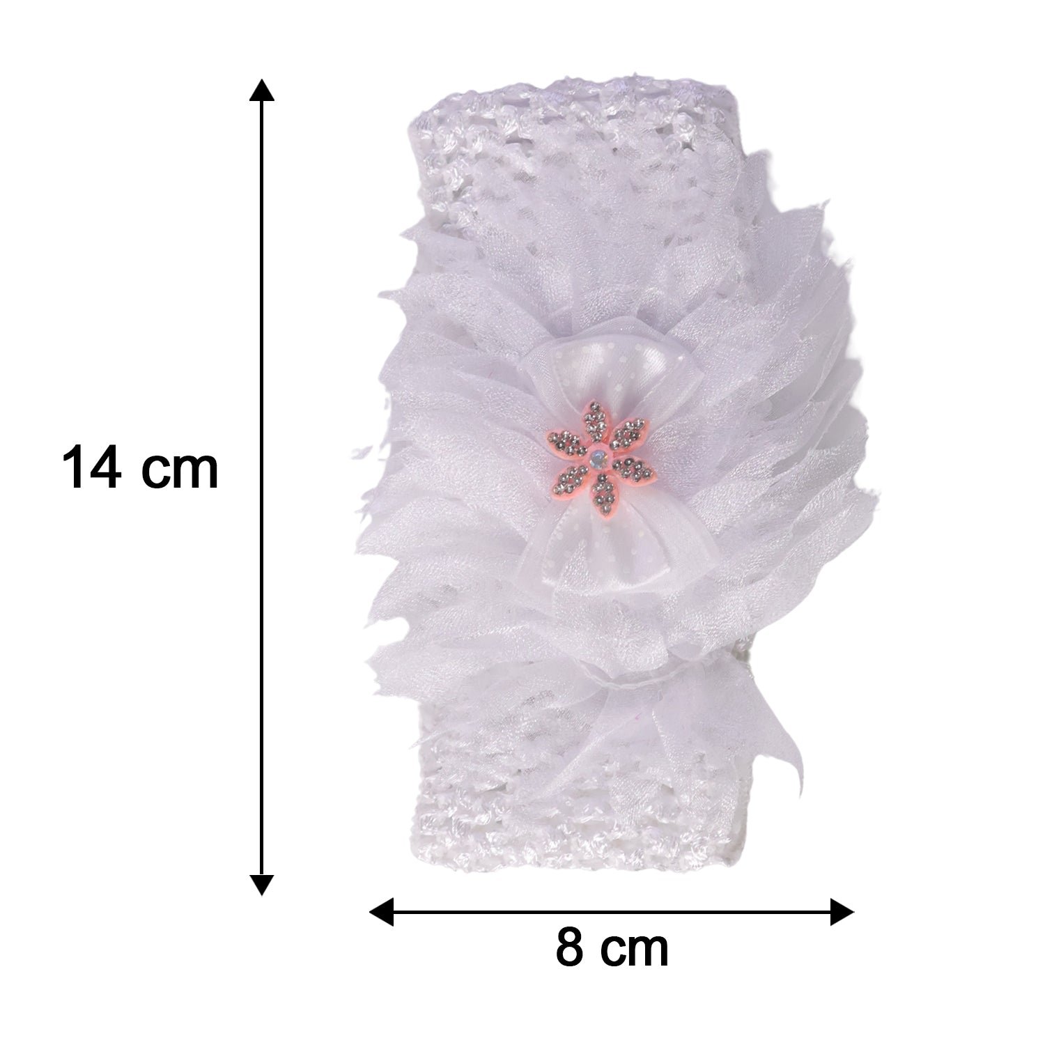 Baby Headband – Soft Elastic Floral Designed for Comfort & Style - Detailed Feature View 5