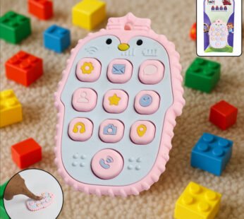 Baby Remote Teether Toy – Soft Silicone for Sensory Play