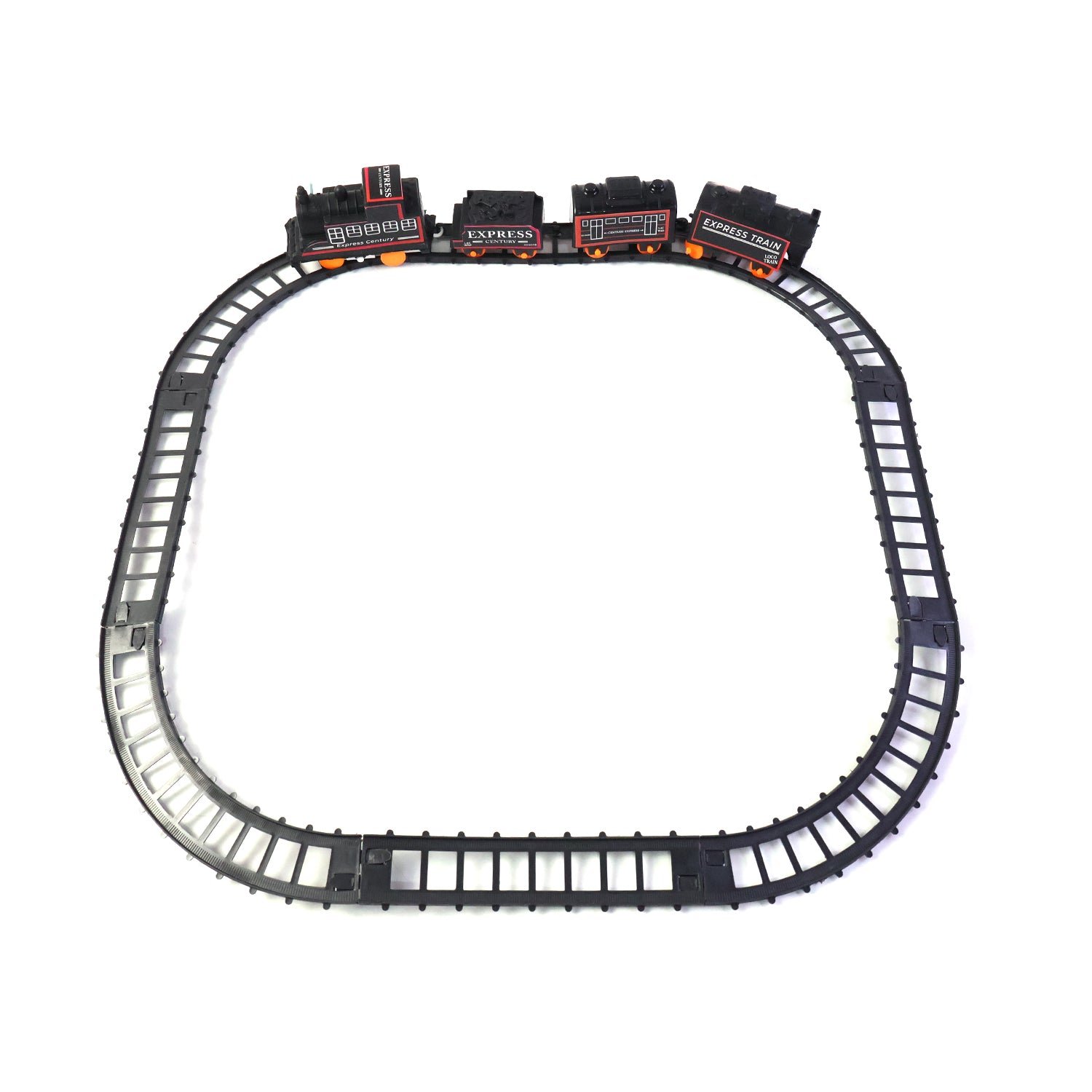 Battery Operated Train Set – Lights & Sounds for Kids' Fun - Detailed Feature View 4