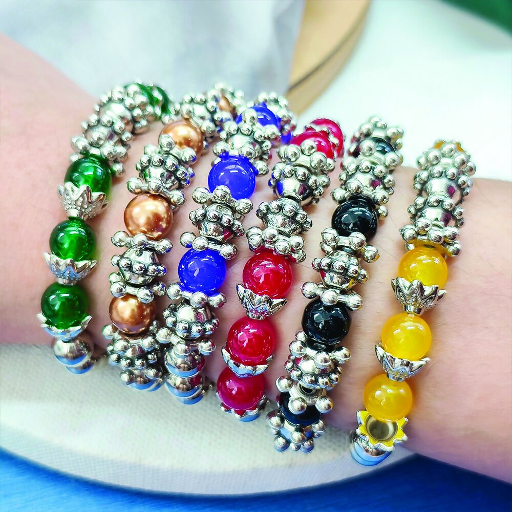 Beads Bracelet Combo Pack – 6 Stylish Trendy Bracelets - Detailed Feature View 1