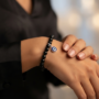 Premium Black Beaded Evil Eye Protection Bracelet for Men and Women Stylish Wrist Wear - Buy Online at Alikart